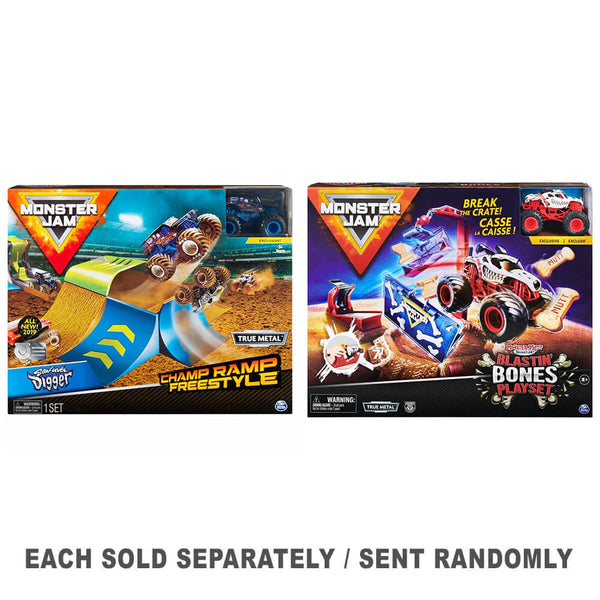  Juego de acrobacias Monster Jam 1:64 (estilo aleatorio de 1 pieza)