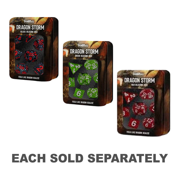 MDG Dragon Storm Scale Silicone Dice Set 16mm