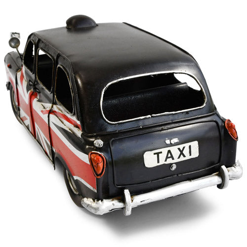 Black 1966 Austin London Cab Ornament (32x13x13.5cm)