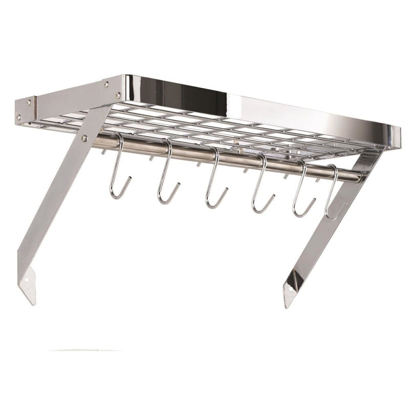 Rectangular Wall Rack (Chrome)