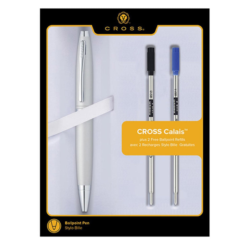 Cross Calais Medalist Ballpoint Pen Gift Pack (Chrom/Gold)