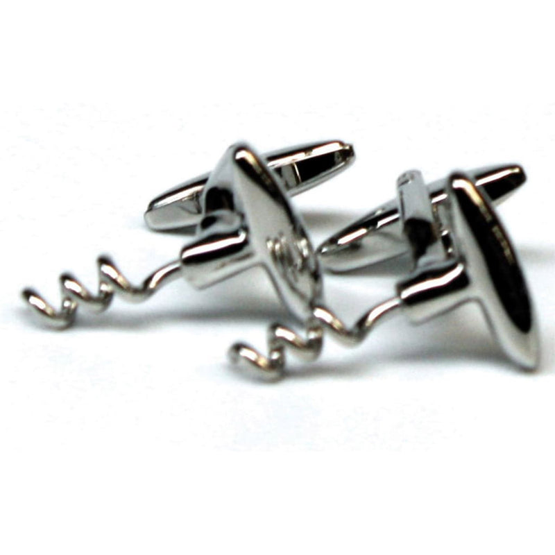 Corkscrew Button Cufflinks