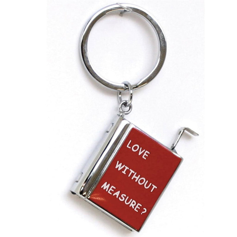 Book Shape Measuring Tape Keyring