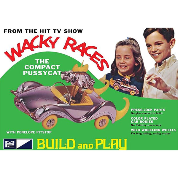 Wacky Races Compact Pussycat Plastic Kit 1:32 Scale