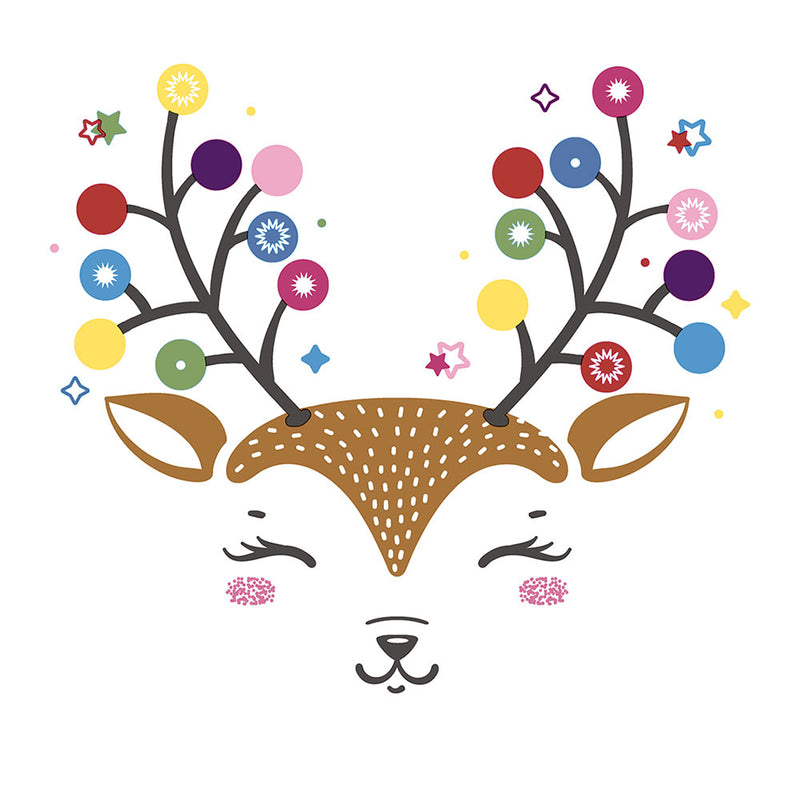  Servilletas de almuerzo con ciervos navideños de Paper+Design