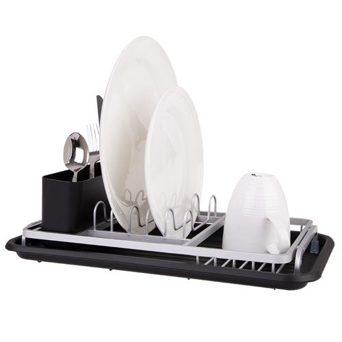 D.Line Aluminium Compact Dish Rack with Draining Board