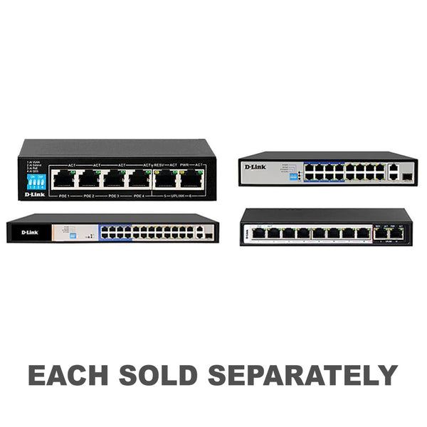 D-Link PoE Switch w/ Long Reach Port