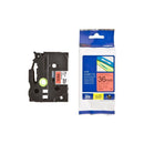 Hermano Laminado negro en cinta de etiquetado rojo