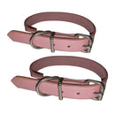 Leather Plain Collar (Pink)
