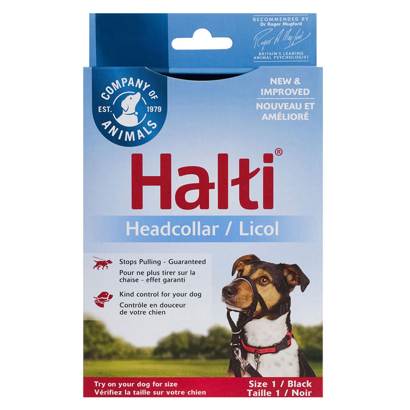 Collar Halti Dog Head (negro)