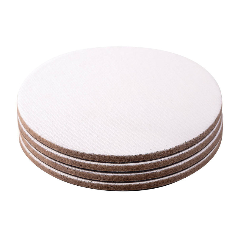 Magnetic Round Canvas Board 4pk