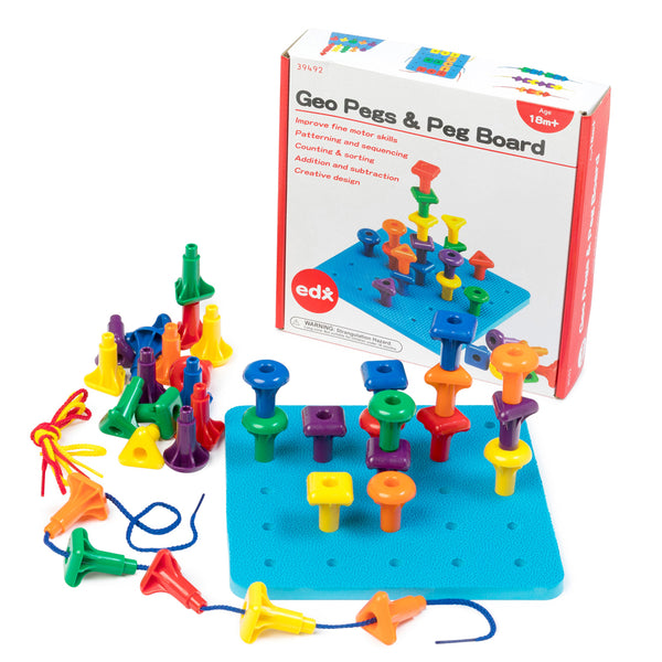 Geo Pegs and Peg Board Set