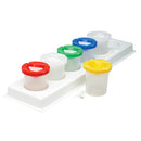 Paint Mixing Pots with Lids (Set of 6)