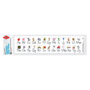 Alpha Desk Strips Modern Cursive Hangsell Pack