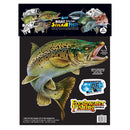  Trucha Estilo Retro Doble Barco Sticka