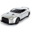 Fast and Furious 2009 Nissan GT-R Silver 1:32 Scale Ride