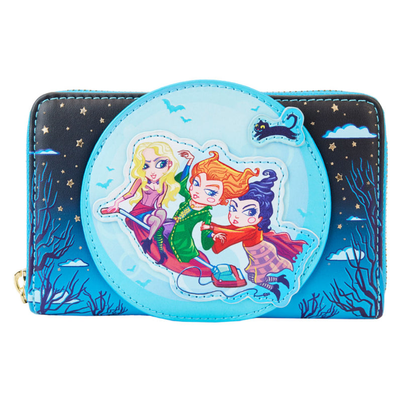 Hocus Pocus Poster Glow Zip Around Wallet