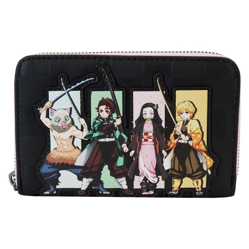 Demon Slayer Group Zip Around Wallet