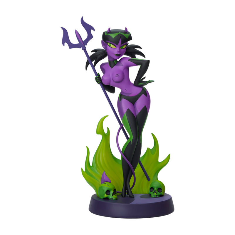 Shane Glines Devil Girl (Purple & Green) Statue