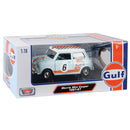 Gulf Morris Mini Cooper 1961-67 w/ Gulf Livery 1:18