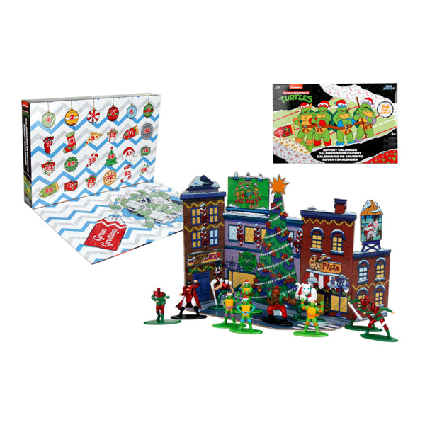 TMNT TV '87 2024 NanoFig 1.65" Advent Calendar 24 Days
