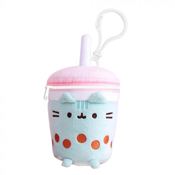 Pusheen Sips Boba Tea Bag Charm Purse