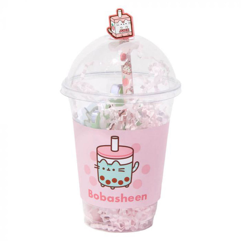 Pusheen Sips Stationery Set in Cup