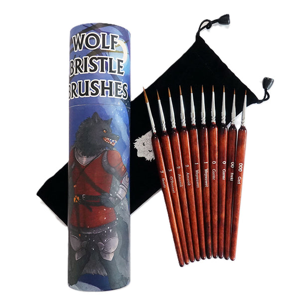 Chronicle Cards Wolf Bristle Brush Set