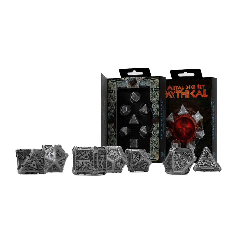 Q Workshop Metal Mythical Dice Set 7pcs