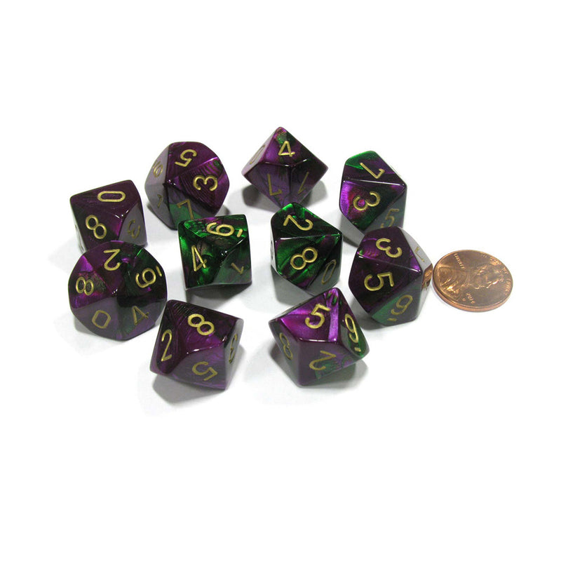 Chessex D10 Polyhedral Dice (Pack of 10)