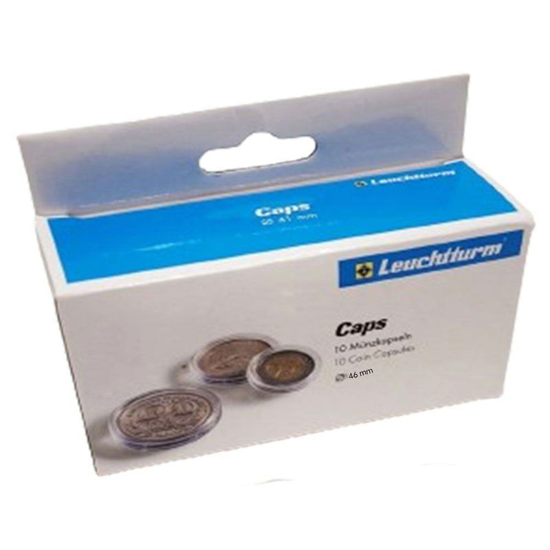 Leuchtturm Coin Capsules 10pk (from Size 40-49)