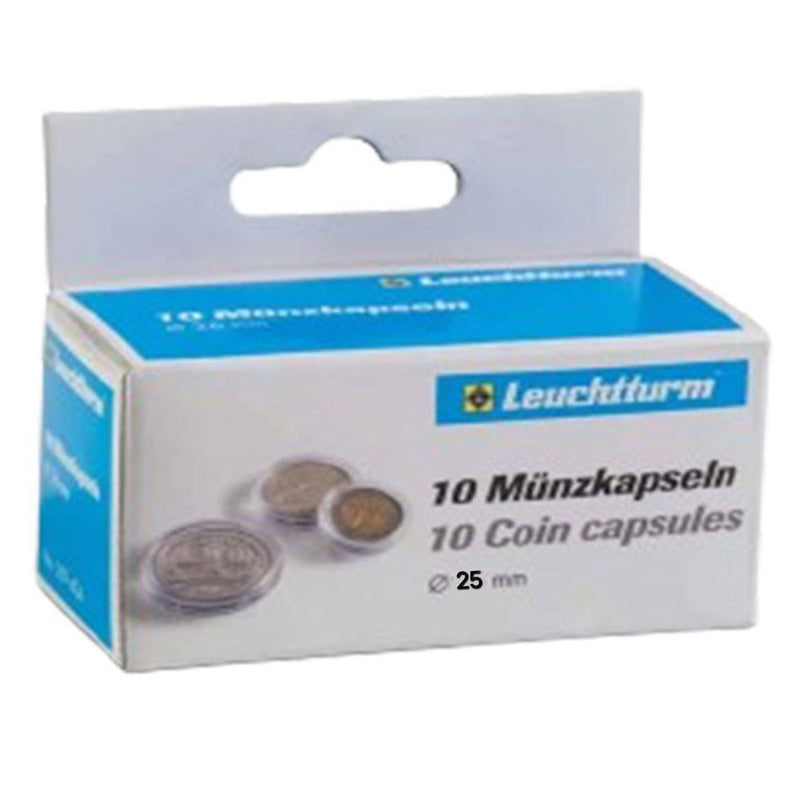 Leuchtturm Coin Capsules 10pk (from Size 20-29)
