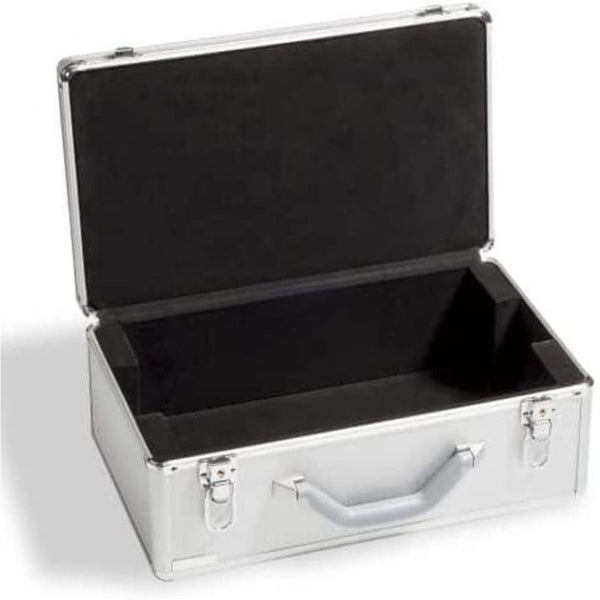 Leuchtturm L12 12-Tray Empty Aluminum Cargo Coin Case (Slvr)