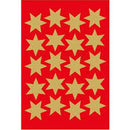 Herma 6-Pointed Stars Sticker Decor (Gold)