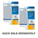 Herma Rating Plate Labels A4 10pc (Silver)