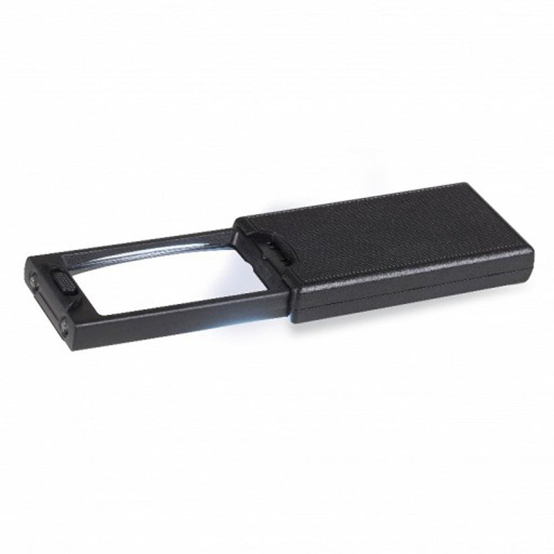 Leuchtturm 2.5x and 4.5x Pull-Out Magnifier with LED (Black)