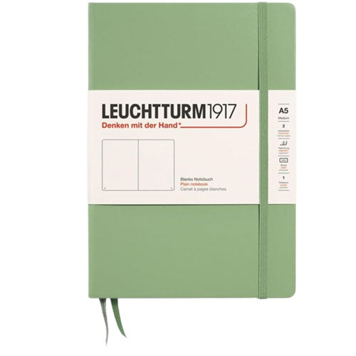 Leuchtturm Hardcover Plain Notebook A5 (Green)