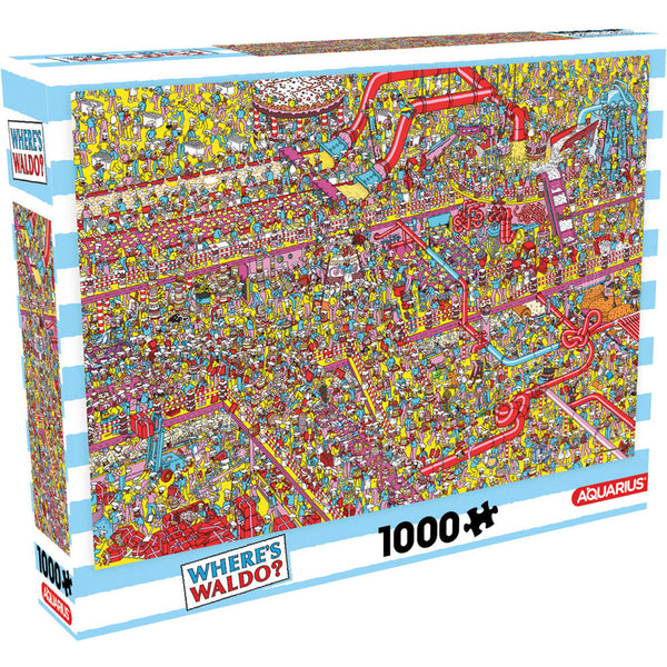 Aquarius Wheres Waldo Cake Factory Puzzle 1000pc