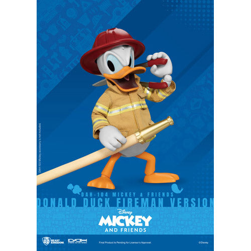 BK Dynamic Action Heroes Donald Duck Fireman Figure