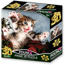 Prime3D Pounce Kitten 100-Piece 3D Puzzle
