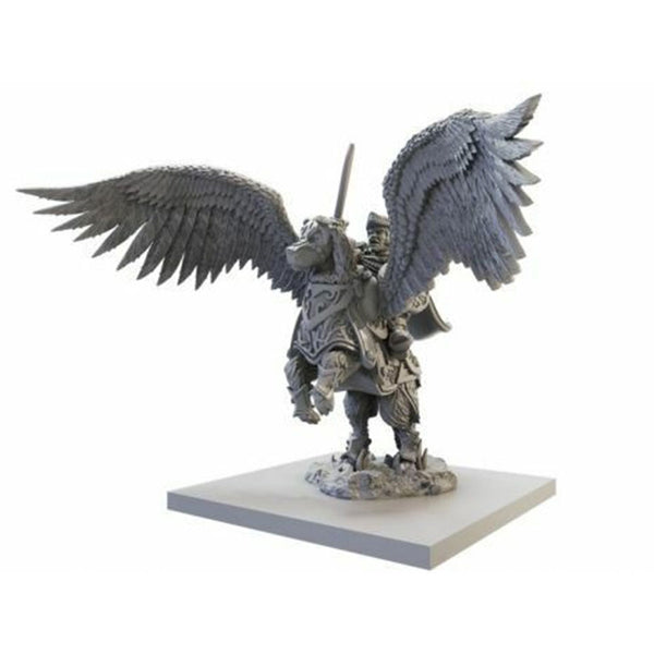 Kings of War Halfling General on Winged Aralez Miniature