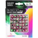  Juego de dados Gamegenic Galaxy Series D6 12 mm (36 piezas)