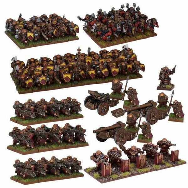 Kings of War Dwarf Mega Army Miniature