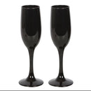Pair of Til Death Do Us Party Champagne Flutes