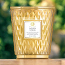 Golden Citron Coloured Glass Candle 595g