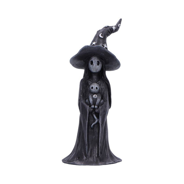 Little Souls Glimmer Witch with Cat Figurine 12.3cm