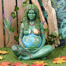 Ethereal Mother Earth Gaia Art Statue Painted 30cm