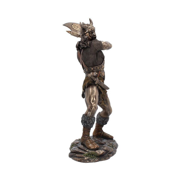 Berserker Bronze Viking Medium Warrior Figurine with Axe