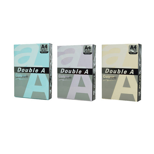 Double A A4 80gsm Pastel Colour Copy Paper 500pcs