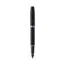 Parker im vibrante anillos Fountain Pen (negro)